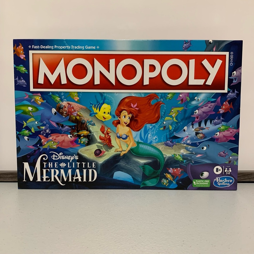 Monopoly®: Disney The Little Mermaid Edition Board Game-New